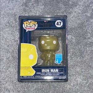 Funko Art Series Iron Man Figure in Gold With Hard Case